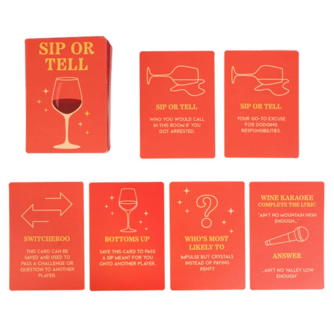 Sip or Tell - The Ultimate Wine Night Card Game