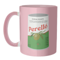Mugs 'Tin of Perello Olives in Pink Illu: Mug Colour Inner & Handle 11oz - Pink