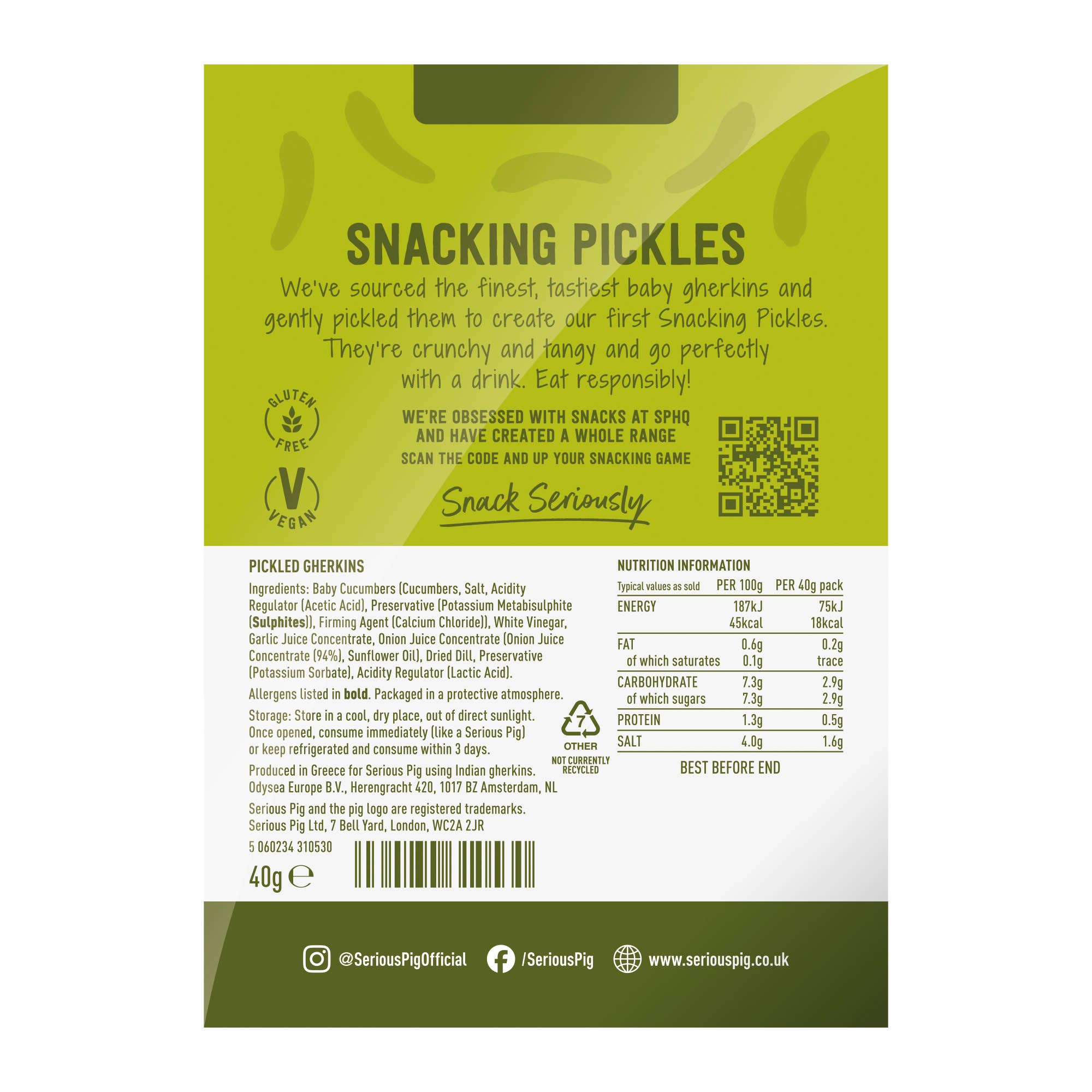 Snacking Pickles 40g