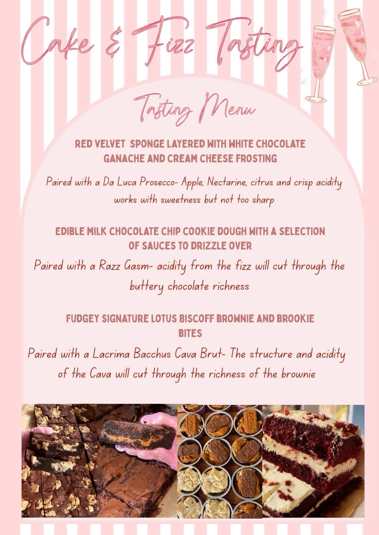 Cake & Fizz Tasting Afternoon Ticket