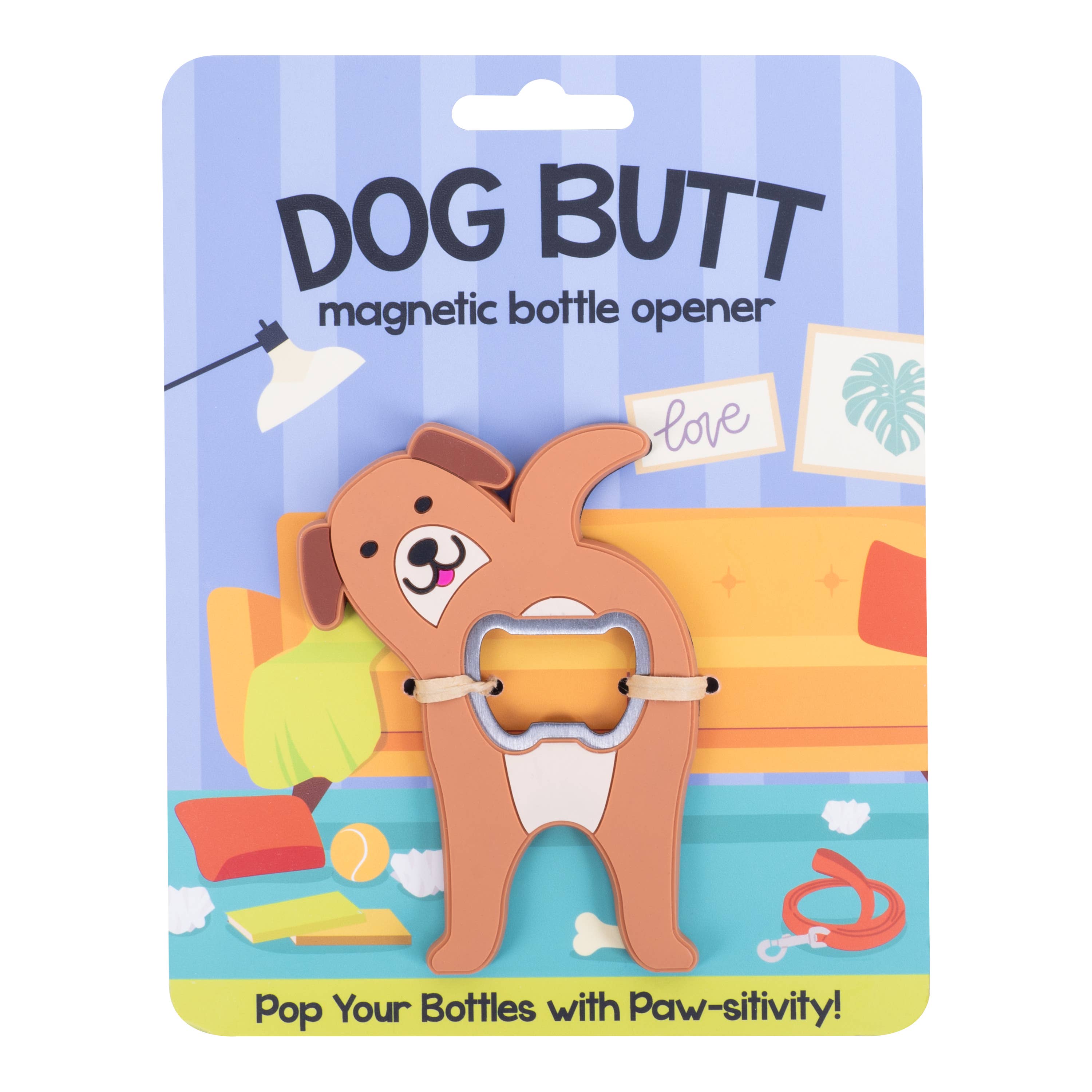Dog Butt Bottle Opener – Funny Gift for Dog Lovers & Bars