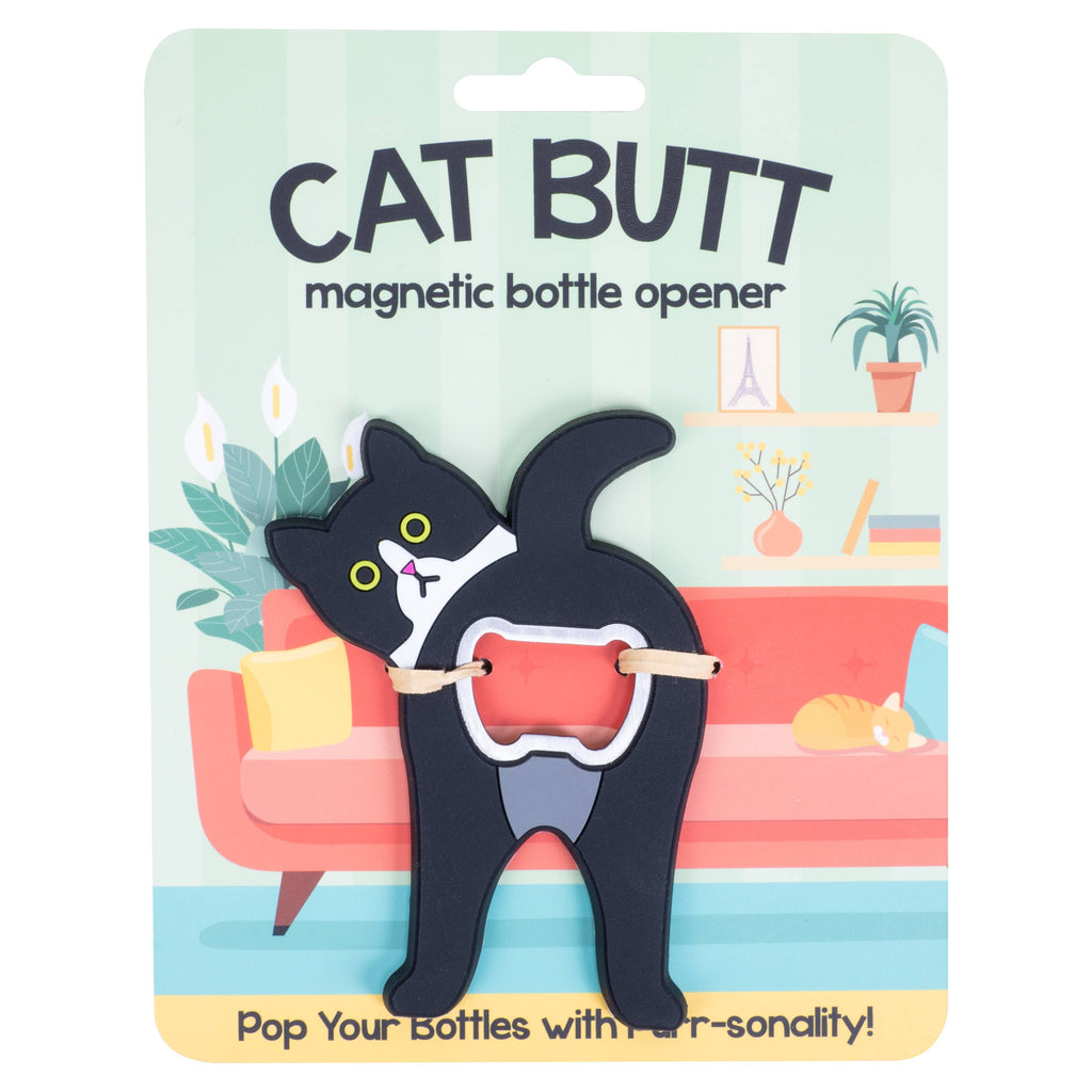 Cat Butt Magnetic Bottle Opener –Novelty Gift for Cat Lovers