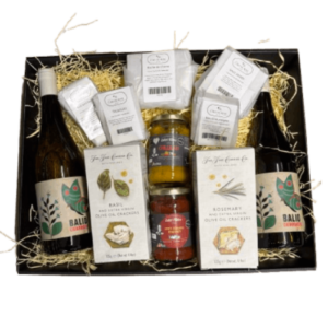 2 Bottle & 5 Cheese Hamper